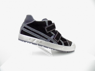 Pantofi sport copii Lui.Gi, cod 3A546, seria TRIP SKY, negru, piele naturala