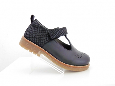 Pantofi copii fete Lui.Gi, cod 6P262, seria SARA, negru, piele naturala