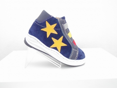 Pantofi sport copii Lui.Gi, cod 3A559, seria HEART K, bleumarin, piele naturala