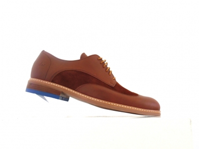 Pantofi barbati Lui Shoes, cod 1P542, seria DANY, maro, piele naturala