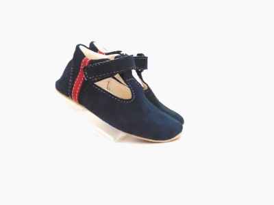 Pantofi bebe Lui Shoes, cod 8P3, seria FIRST STEPS, bleumarin, piele naturala