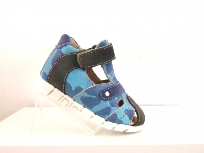 Sandale copii LM, cod 3S260, seria SIMBA, albastru, piele naturala