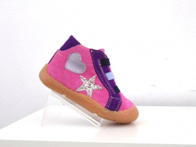Pantofi sport copii Lui Shoes, cod 3A597, seria HEART K, purpuriu, piele naturala