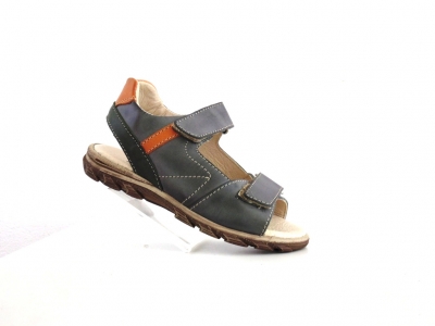 Sandale copii Lui Shoes, cod 3S273, seria BERRY, gri, piele naturala