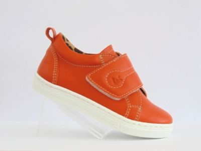 Pantofi sport copii Lui Shoes, cod 3A620, seria PUPPY, portocaliu, piele naturala