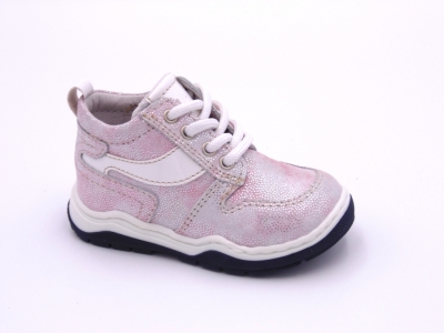 Pantofi sport copii Lui Shoes, cod 3A659, seria DAFFY, roz pal, piele naturala
