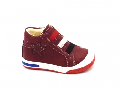 Pantofi sport copii Lui Shoes, cod 3A719, seria HEART K, bordo, piele naturala