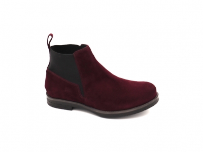 Botine femei Lui Shoes, cod 2B22, seria HELI F, bordo, piele naturala