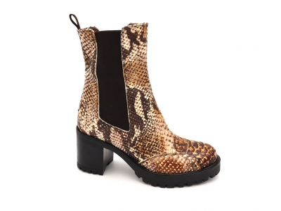 Botine femei Lui Shoes, cod 2B28, seria DIVA E, multicolor, piele naturala