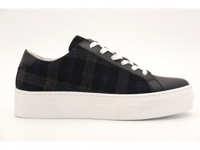 Pantofi sport femei Lui Shoes, cod 2A377, seria KR, negru, piele naturala