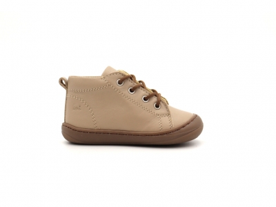 Pantofi sport copii Lui Shoes, cod 3A756, seria PRIMO, bej, piele naturala
