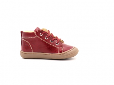 Pantofi sport copii Lui Shoes, cod 3A759, seria PRIMO, grena, piele naturala