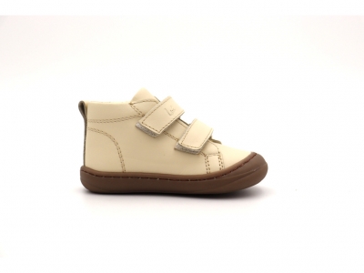 Pantofi sport copii Lui Shoes, cod 3A774, seria PRIMO S, crem, piele naturala