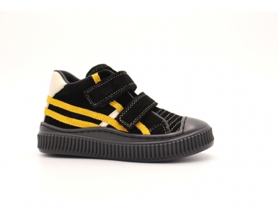 Pantofi sport copii Lui Shoes, cod 3A815, seria TRIP SKY, negru, piele naturala