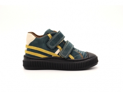 Pantofi sport copii Lui Shoes, cod 3A823, seria TRIP SKY, verde sea, piele naturala