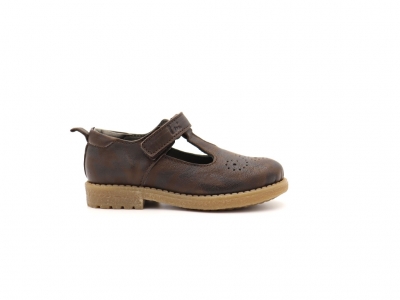 Pantofi copii Lui Shoes, cod 3P45, seria SARA, maro, piele naturala