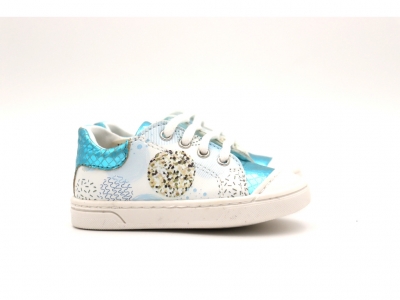 Pantofi sport copii Lui Shoes, cod 3A843, seria MONALISA, multicolor, piele naturala