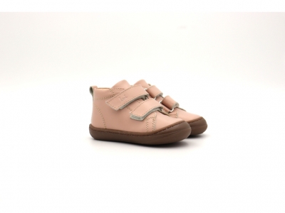 Pantofi sport copii Lui Shoes, cod 3A852, seria PRIMO S, roz pal, piele naturala
