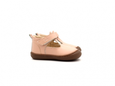 Pantofi sport copii Lui Shoes, cod 3A858, seria FIRST FG, roz pal, piele naturala