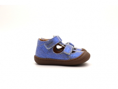 Sandale copii Lui Shoes, cod 3S324, seria NATUR FLEX, albastru, piele naturala