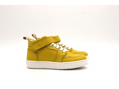 Pantofi sport copii Lui Kids, cod 3A872, seria MEXX, galben, piele naturala