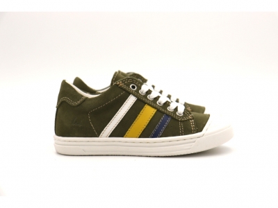 Pantofi sport copii Lui Kids, cod 3A886, seria ANDOS, khaki, piele naturala