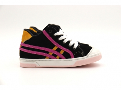 Pantofi sport copii Lui Kids, cod 3A895, seria TRIP SKY, negru, piele naturala