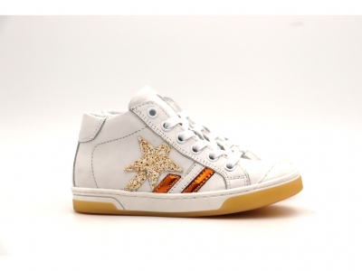Pantofi sport copii Lui Kids, cod 3A897, seria MEGASTAR, alb, piele naturala