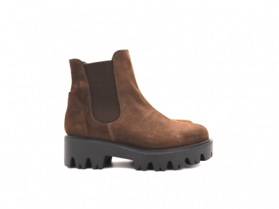 Botine femei Lui Shoes, cod 2B68, seria PEZZO E, maro, piele naturala