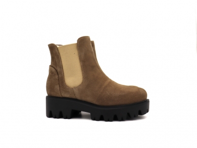 Botine femei Lui Shoes, cod 2B70, seria PEZZO E, bej, piele naturala