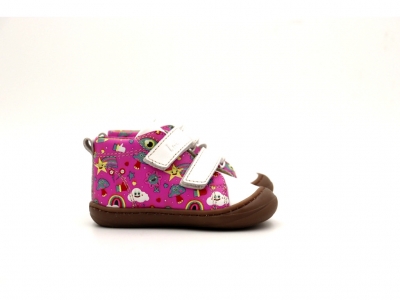 Pantofi sport copii Lui Kids, cod 3A901, seria PRIMO S, alb, piele naturala