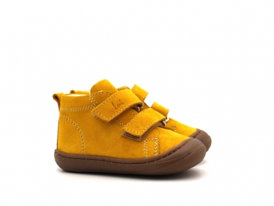 Pantofi sport copii Lui Kids, cod 3A934, seria PRIMO S, galben, piele naturala