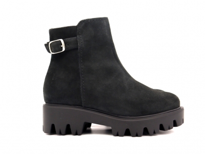 Botine femei Lui Shoes, cod 2B98, seria RONA, gri, piele naturala