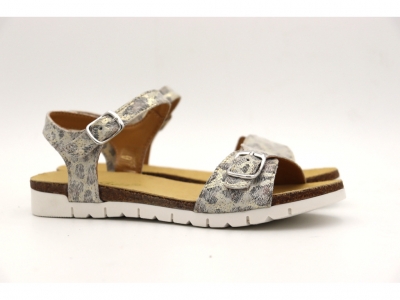 Sandale femei Lui Shoes, cod 2S669, seria ELSA, auriu, piele naturala