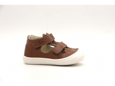 Sandale copii Lui Kids, cod 3S342, seria NATUR FLEX, maro, piele naturala