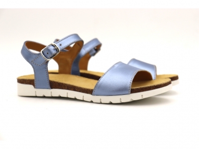 Sandale femei Lui Shoes, cod 2S676, seria ELSA, azur, piele naturala