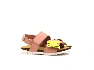 Sandale copii Lui Kids, cod 3S381, seria ELSA SKY, roz pal, piele naturala