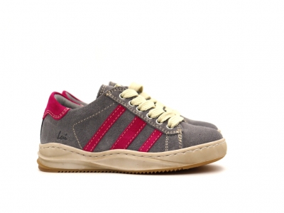 Pantofi sport copii Lui Kids, cod 3A971, seria ANDOS, gri, piele naturala