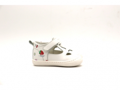 Pantofi sport copii Lui Kids, cod 3A977, seria FIRST, alb, piele naturala