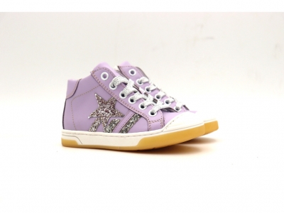 Pantofi sport copii fete Lui Shoes, cod 6A149, seria MEGASTAR, mov, piele naturala