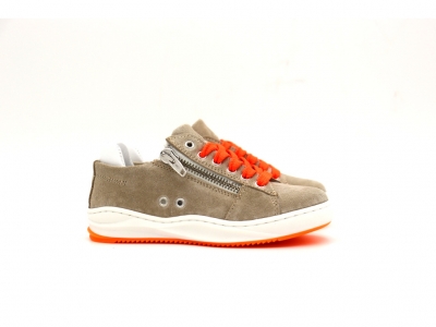 Pantofi sport copii Lui Shoes, cod 3A986, seria ZIPPY, bej, piele naturala