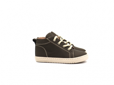 Pantofi sport copii Lui Kids, cod 3A998, seria PRIMO, khaki, piele naturala