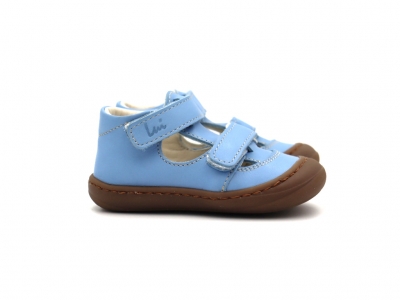 Sandale copii Lui Kids, cod 3S387, seria NATUR FLEX, albastru, piele naturala