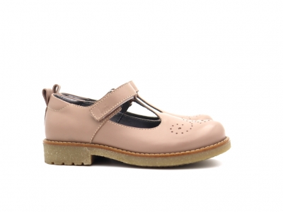 Pantofi copii Lui Shoes, cod 3P67, seria SARA, bej, piele naturala