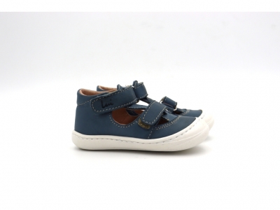 Sandale copii Lui Kids, cod 3S394, seria NATUR FLEX, albastru, piele naturala