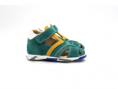 Sandale copii Lui Kids, cod 3S404, seria SIMBA, verde, piele naturala