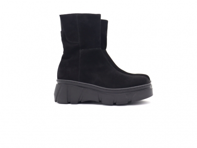 Botine femei Lui Shoes, cod 2B123, seria HELI, negru, piele naturala