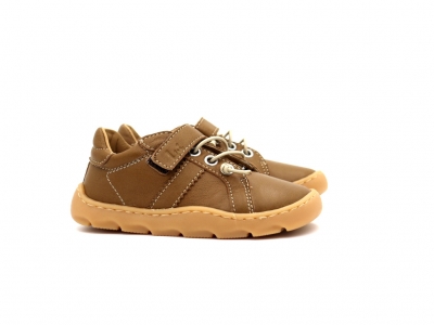 Pantofi sport copii Lui Kids, cod 3A1084, seria TIGER, maro deschis, piele naturala