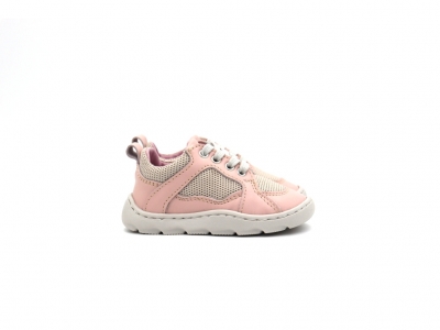 Pantofi sport copii Lui Kids, cod 3A1095, seria NETT, roz pal, piele naturala