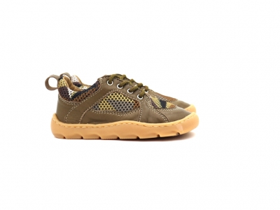 Pantofi sport copii Lui Kids, cod 3A1098, seria NETT, khaki, piele naturala